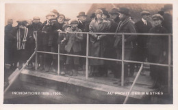 Belgique - Carte Photo -  Les Souverains A ST GILLES Lez TERMONDE - Moerzeke - Inondations 1925-1926 - Royal Families