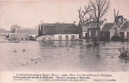 MOERZEKE -- Overstroomingen Van Maart 1906 - Inondations De Mars 1906 - Maisons Inondées - Hamme