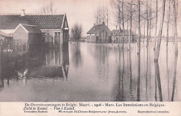 MOERZEKE - CASTEL- Overstroomingen Van Maart 1906 - Inondations De Mars 1906 - Vue A Kastel - Hamme