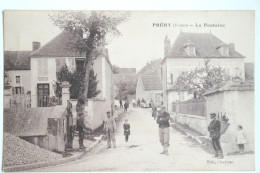 Cpa Sépia 1917 PREHY Yonne La Fontaine - MAY15 - Sonstige & Ohne Zuordnung