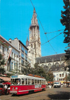 Belgium Antwerpen Cathedral Tram - Antwerpen