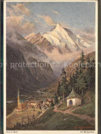 71541718 Heiligenblut Kaernten Mit Kirche Und Grossglockner Kuenstlerkarte Heili - Altri & Non Classificati