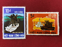 Stamps Vietnam South (Binh-Long Victory - 25/11/1972) -GOOD Stamps- 1set/2pcs - Vietnam
