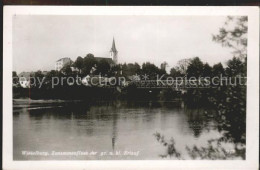 71541685 Wieselburg Bruecke Am Zusammenfluss Der Gr Und Kl Erlauf Wieselburg - Autres & Non Classés