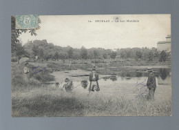 CPA - 95 - Groslay - Le Lac Marchais - Animée (enfants Pêcheurs) - Circulée En 1906 - Groslay