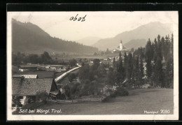 Foto-AK Söll Bei Wörgl, Ortspanorama Mit Blick Zur Kirche  - Autres & Non Classés