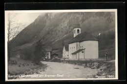 Foto-AK Gschnitz Bei Steinach Am Brenner, Kapelle Am Bachufer  - Autres & Non Classés