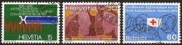 Switzerland 1975 - Mi 1046/48 - YT 976/78 ( Propaganda Stamps ) - Used Stamps