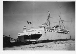 Photographie Photo Amateur Vintage Snapshot Dunkerque  Bateau Boat - Boats