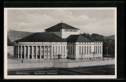 AK Saarbrücken, Blick Auf Gautheater Saarpfalz  - Theater