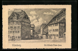 Künstler-AK Nürnberg, Am Albrecht-Dürer Haus  - Nuernberg