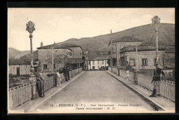 AK Behobia, Pont International, Soldaten Auf Der Grenze  - Douane