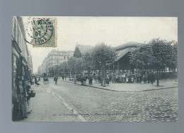 CPA - 92 - Levallois-Perret - Place Du Marché Et Rue Carnot - Belle Animation - Circulée En 1907 - Levallois Perret