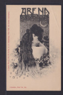 Ansichtskarte Tolle Jugendstil Art Nouveau Künstlerkarte Abend Erotik Verlag - Other & Unclassified