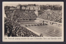 Ansichtskarte Leipzig Sachsen Feststadt II. Deutsches Turn U. Sportfest 1950 - Other & Unclassified