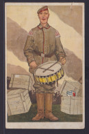 Ansichtskarte Reklame Leibniz Keks Trommler In Uniform Feldpostkarte - 1914-18