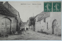 Cpa Sépia ROFFEY Yonne Rue Au Comte - MAY15 - Sonstige & Ohne Zuordnung