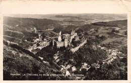 LUXEMBOURG - Vianden - Le Château - Vu De La Promenade De La Corniche - Carte Postale Ancienne - Vianden