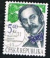 REP. CECA (CZECH REPUBLIC) - SG 296  - 2001  ANNIVERSARIES : F. SKROUP  -   USED - Autres & Non Classés