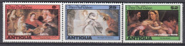 ANTIGUA 525-527,unused - Rubens