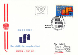 AUSTRIA POSTAL HISTORY / BILDUNG BAUT AUF ,INSTITUT 1985 ,COVER,FDC. - FDC