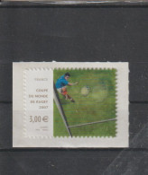 France 2007 3 Euro Rugby 3D Stamp MNH/**. Postal Weight 0,04 Kg. Please Read Sales Conditions Under Image Of Lot (MAP1-8 - Rugby