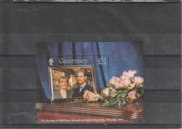 Guernsey 1999 Royal Wedding Prince Edward Souvenir Sheet MNH/**. Postal Weight 0,04 Kg. Please Read Sales Conditions Und - Guernsey