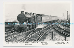 C006387 M980. Steam At Purley 31758 On 10. 25 C. X. Hastings. 7. 1. 1951. Pamlin - World