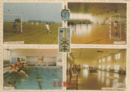 CHATEAUROUX E.S.M.A.T. LA MARTINERIE-TERRE LES SPORTS LE GYMNASE LA PISCINE ... CPSM 10X15 TBE - Chateauroux