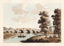 Walton Bridge - Walton On Thames Surrey England / Great Britain Großbritannien UK United Kingdom - Prints & Engravings
