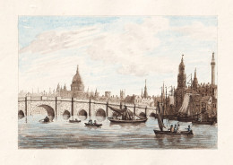 London Bridge - England / Great Britain Großbritannien UK United Kingdom - Prints & Engravings