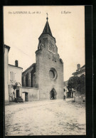 CPA Ste-Livrade, L`eglise  - Autres & Non Classés