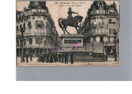 CPA - ORLEANS 45 - Place Du Martroi Jeanne D'Arc 1921 - Orleans
