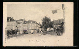 CPA Gourdon, Place Du Majou  - Gourdon