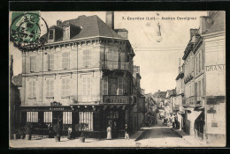 CPA Gourdon, Avenue Cavaignac  - Gourdon