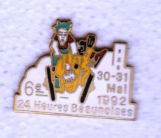 PIN'S " 6e 24 Heures Beaunoise - 30-31 Mai 1992 " Beaune Course Vélo _DP230 - Radsport