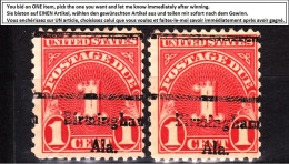 USA Precancels 1930 Due 1c Perf 11. Alabama. Birmingham / Ala. - Precancels