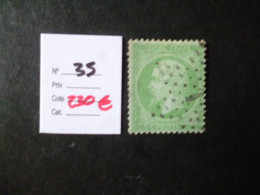 Timbre France Oblitéré N° 35 1871 - 1862 Napoléon III