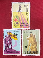 Stamps Vietnam South (Viet-Namese Veterans- 1/9/1972) -GOOD Stamps- 1set/3pcs - Vietnam