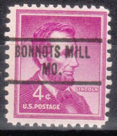 USA Precancel Vorausentwertungen Preo Locals Missouri, Bonnots Mill 734 - Precancels