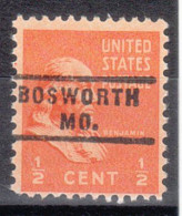 USA Precancel Vorausentwertungen Preo Locals Missouri, Bosworth 743 - Precancels