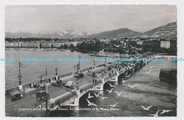 C004263 Geneve. Pont Du Mont Blanc. Les Mouettes Et Le Mont Blanc. C. Sartori - Welt