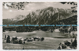 C005773 Mittenwald. Lautersee M. Karwendel. RP 12. 1961 - World