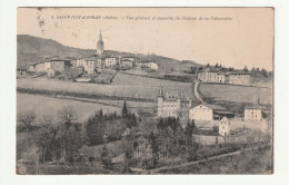 CPA 69 . Saint Just D'Avray . Vue Générale Et Ensemble Du Château De La Valsonnière . 1924 - Autres & Non Classés