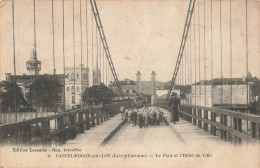 CASTEMORON : LE PONT ET L'HOTEL DE VILLE - Castelmoron