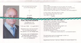 Julien Van Wynendaele-De Brucker, 1928, 2012. Foto - Obituary Notices