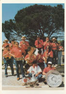 CESTAS FETES DE LA SAINT JEAN A GAZINET 25 JUIN 1995 PLACE DE LA REPUBLIQUE BANDA "LOUS CAMALET'S" CPSM 10X15 TBE - Otros & Sin Clasificación