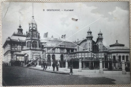 OOSTENDE OSTENDE Kursaal Vue Animée Côté Ville CP S Y L  Lichtervelde Postée E 1920 - Oostende