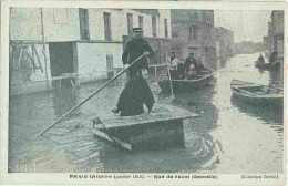 Paris Inondé - Rue De Javel - Reproduction - Inondations De 1910