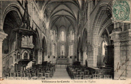 N°4704 W -cpa Villeneuve Le Comte -intérieur De L'église- - Otros & Sin Clasificación